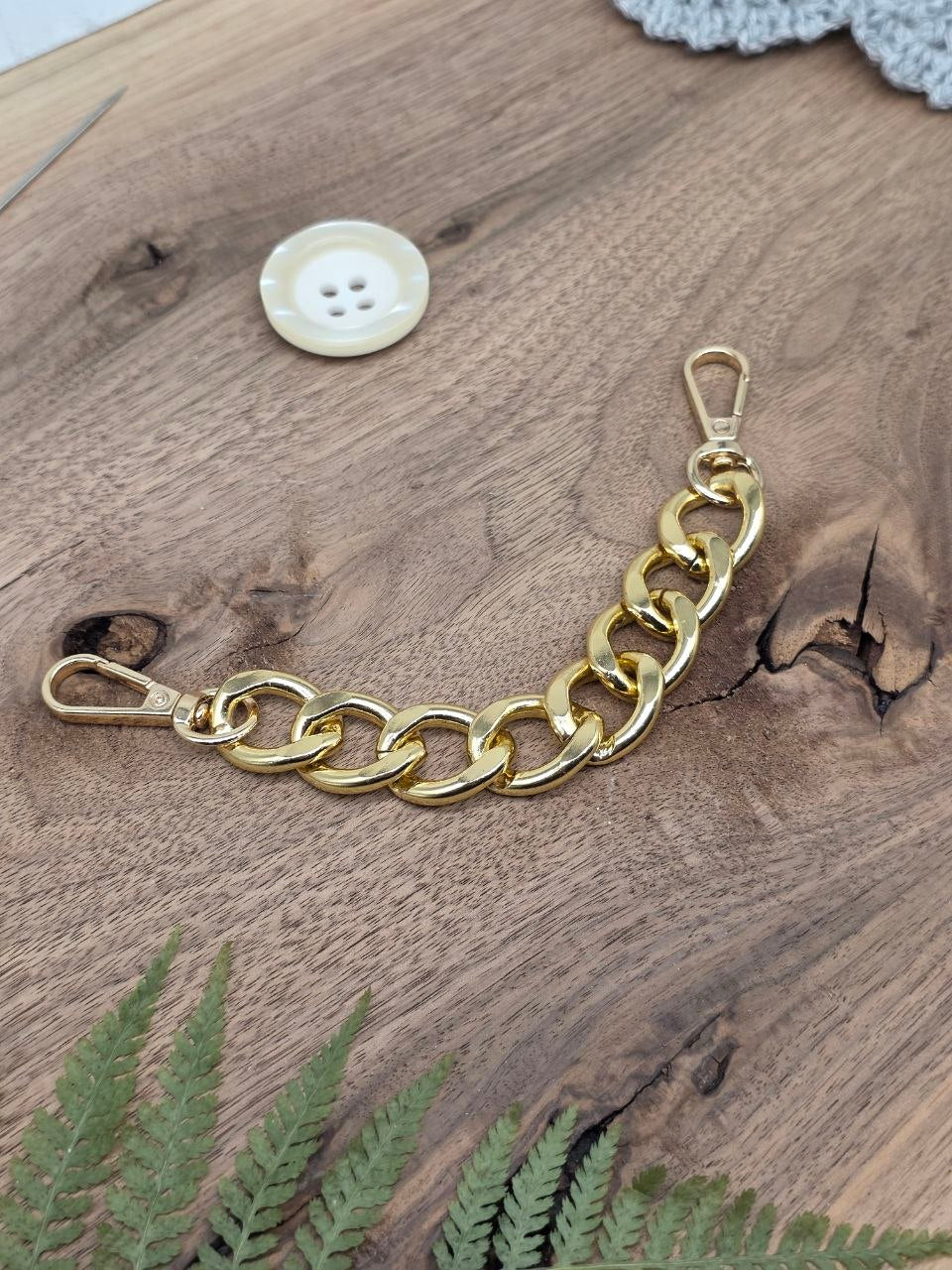 21 cm Decorative Chain with Oversized Oval Links & Lobster Clasps