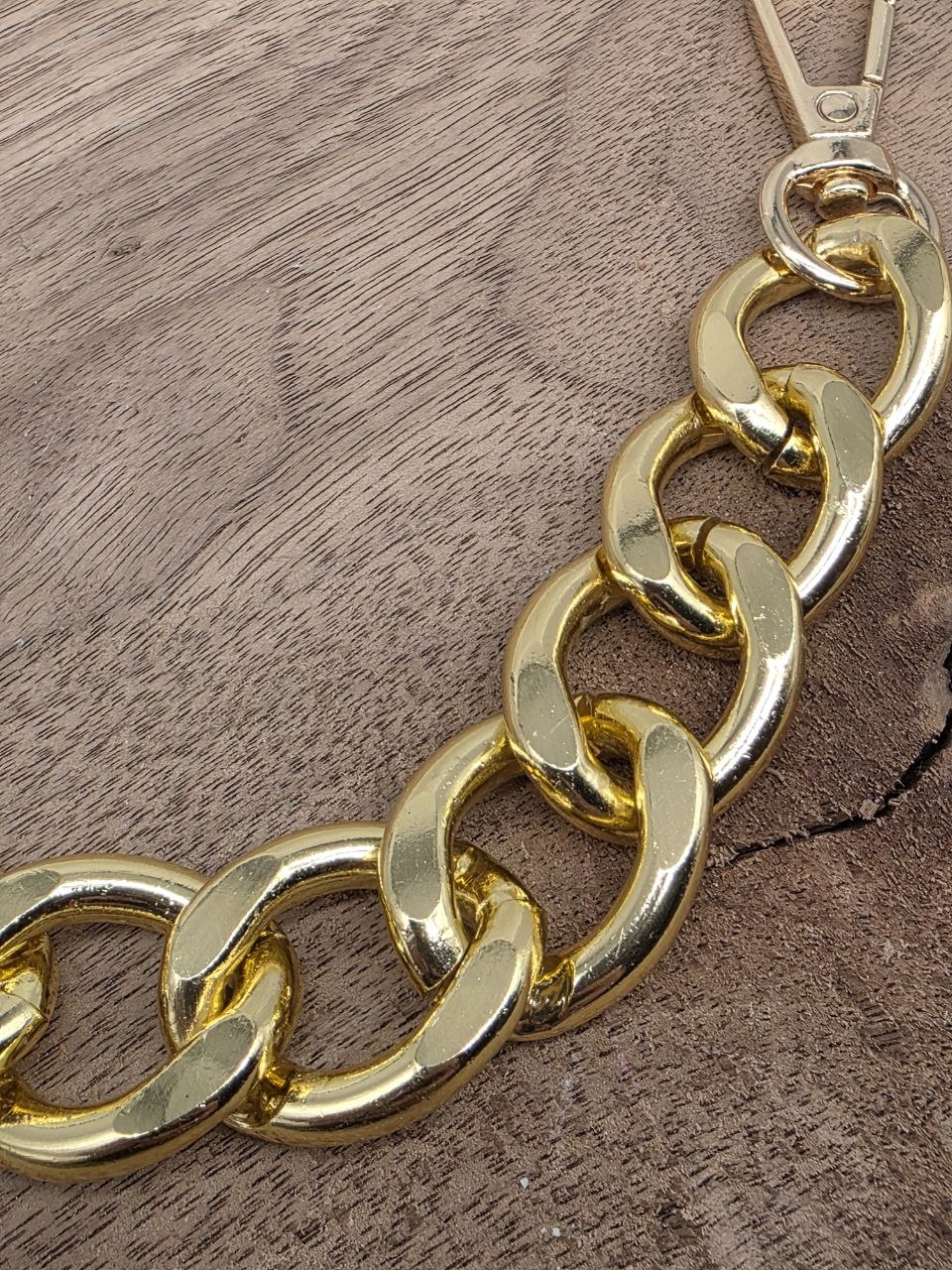 21 cm Decorative Chain with Oversized Oval Links & Lobster Clasps