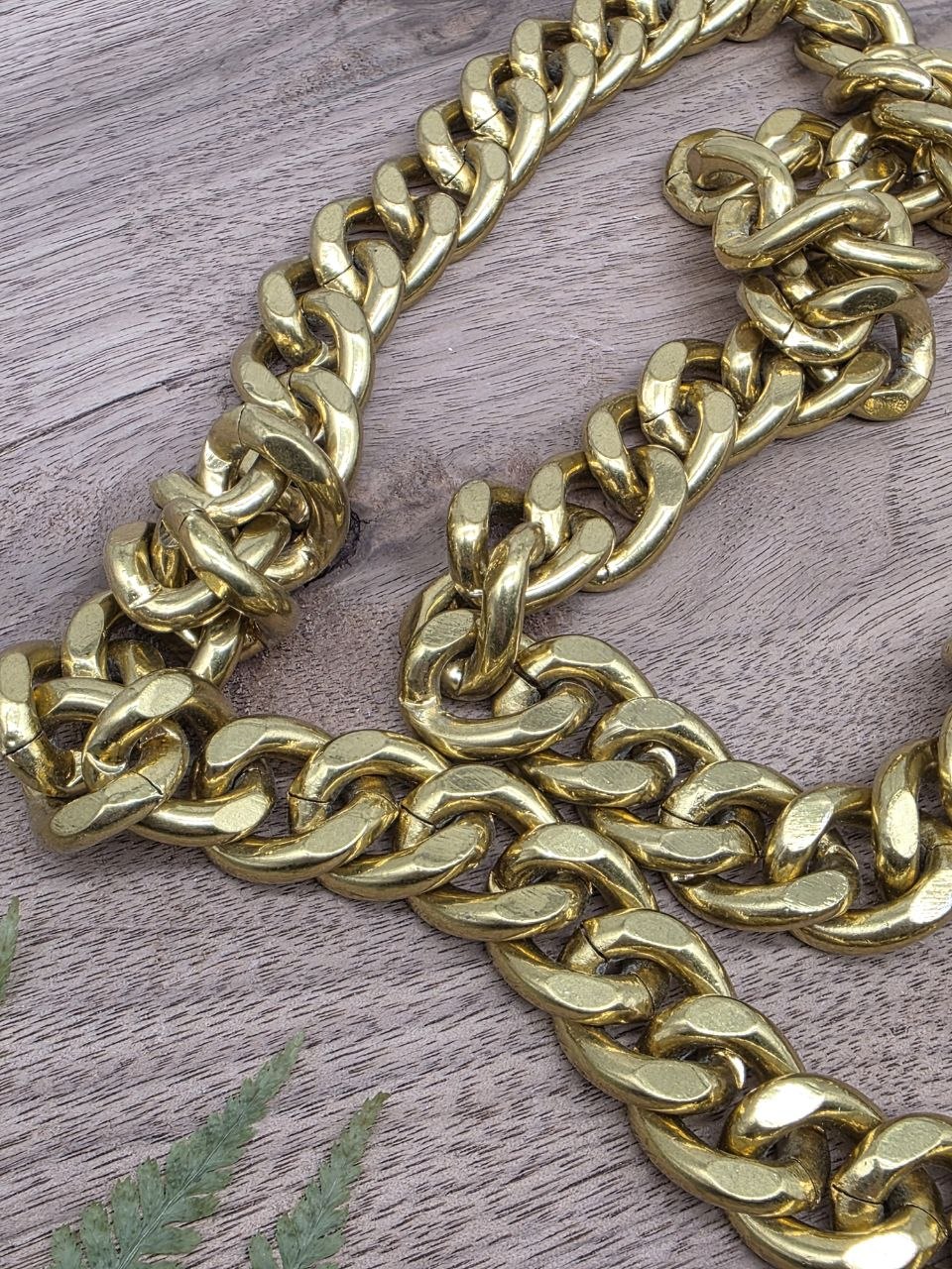 120 cm Decorative Bag Chain | Made in Italy - Antique Gold
