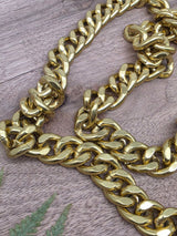 120 cm Decorative Bag Chain | Made in Italy - Antique Gold