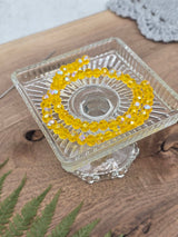 Faceted Glass Beads "Sunfire" – 8 mm (60 pcs)