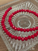 Crimson Kiss Faceted Glass Beads 6 mm – 60 pcs