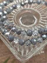 Winter Veil – Faceted Glass Beads 8 mm (60 pcs)