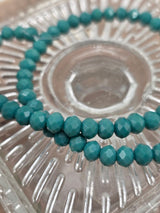 Mermaid's Secret – Faceted Glass Beads 6 mm (60 pcs)