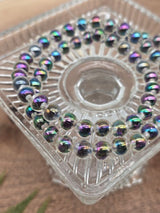 Astral Veil – Iridescent Plastic Round Beads 8 mm (60 pcs)