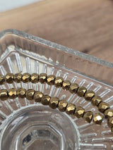 Hematite Faceted Beads 6 mm – King's Gold (60 pcs)
