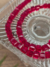 Natural Quartz Faceted Cube Beads 6 mm – Dragonheart – 60 Pcs