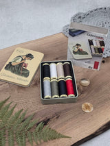Gütermann Nostalgic Sew-All Thread Set – 8 × 100 m in Vintage Metal Box