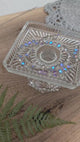 Faceted Glass Rondelle Beads 8 mm – Crystal AB